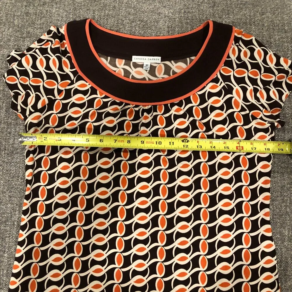 Sandra Darren Dress, Size 8 petite - Picture 4 of 7